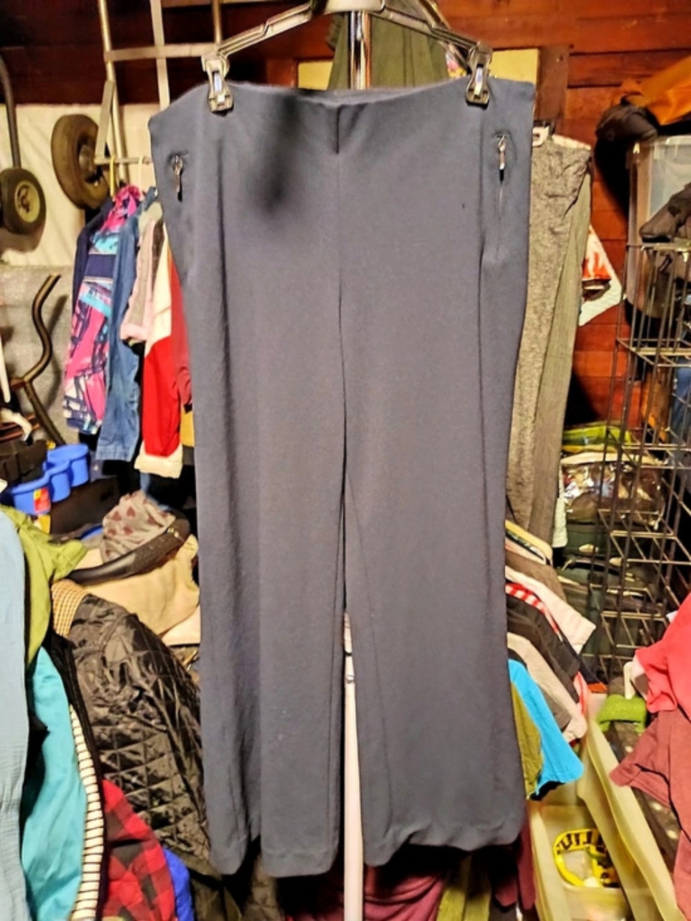 Lululemon Scuba Mid-Rise Wide-Leg Pant Gray
